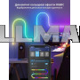 Умная гибкая неоновая лента 5 м RGB управления с телефона и пульта